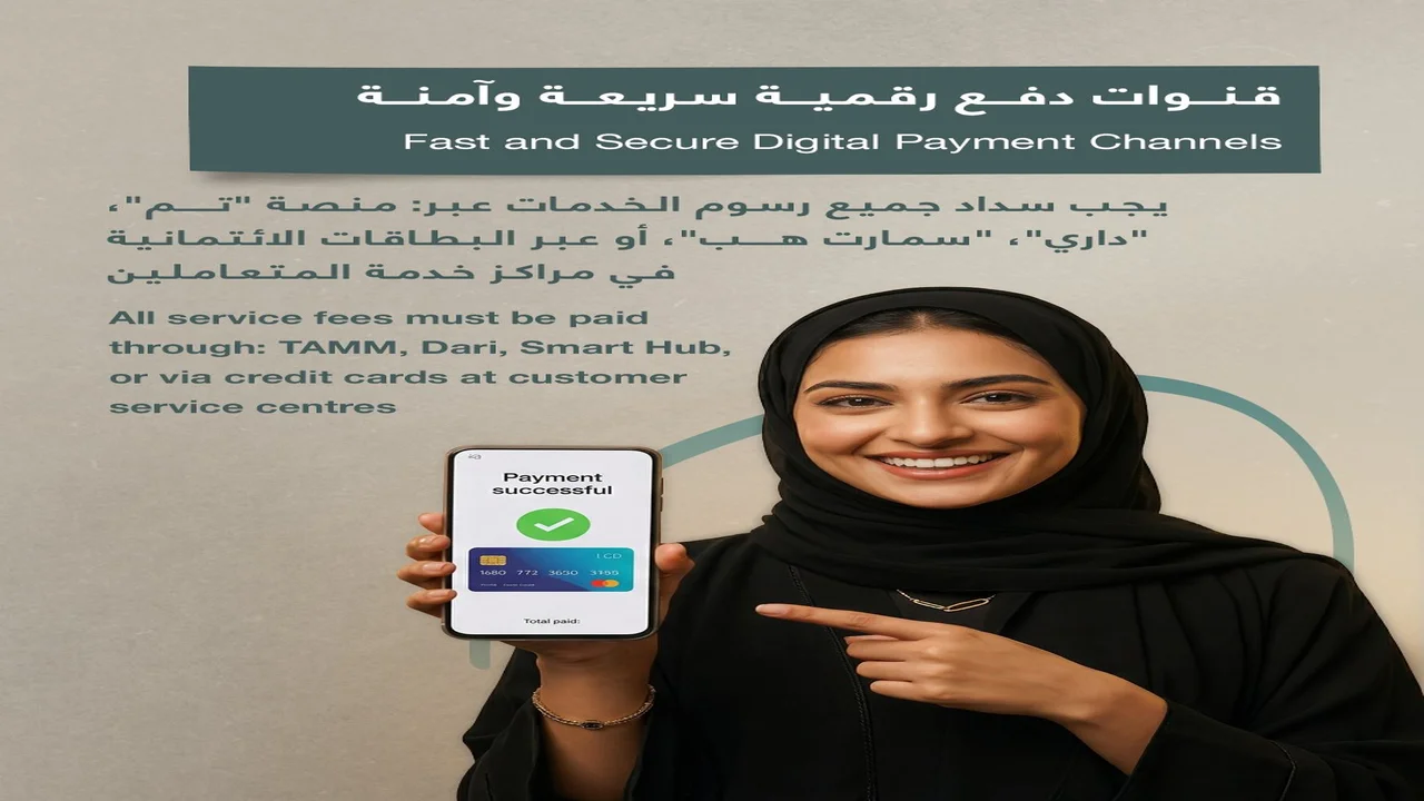 بلديات أبوظبي توقف تحصيل كافة الرسوم نقداً بدءاً من يوم الأربعاء المقبل